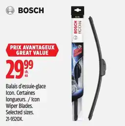 Canadian Tire Bosch Icon Wiper Blades offer