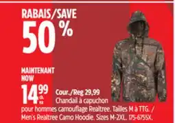 Canadian Tire Men's Realtree Camo Hoodie offer