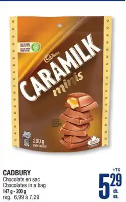 Jean Coutu CADBURY Chocolates in a bag offer