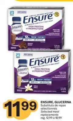 Brunet ENSURE, GLUCERNA Substituts de repas offer