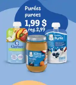 Jean Coutu GERBER purees offer