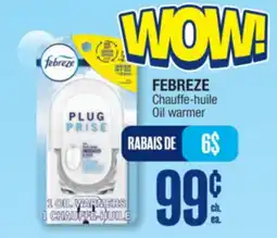 Jean Coutu FEBREZE Oil warmer offer