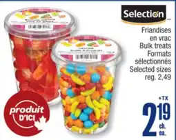 Jean Coutu SELECTION Bulk treats offer