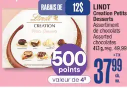 Jean Coutu LINDT Creation Petits Desserts Assorted chocolates offer