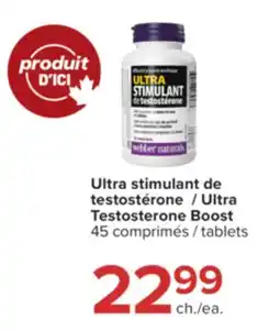 Jean Coutu WEBBER NATURALS Ultra Testosterone Boost offer