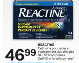 Brunet REACTINE Cétirizine pour aider au soulagement des allergies offer