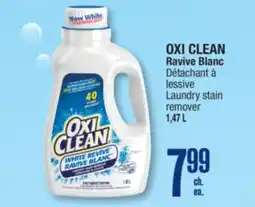 Jean Coutu OXI CLEAN Ravive Blanc Laundry stain remover offer