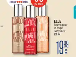 Jean Coutu ELLE Body mist offer