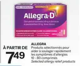 Brunet ALLEGRA Produits sélectionnés pour aider à soulager rapidement les symptômes d'allergies offer
