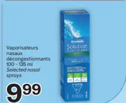 Brunet PERSONNELLE Vaporisateurs nasaux décongestionnants offer