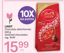 Brunet LINDT Chocolats sélectionnés offer