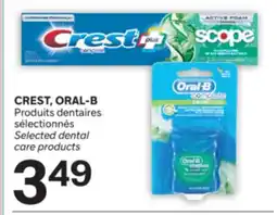 Brunet CREST, ORAL-B Produits dentaires sélectionnés offer
