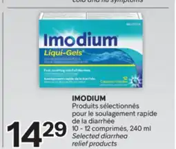 Brunet IMODIUM Produits sélectionnés pour le soulagement rapide de la diarrhée offer