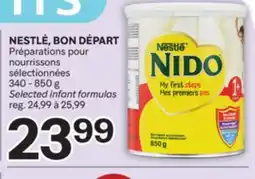 Brunet NESTLÉ, BON DÉPART Préparations pour nourrissons sélectionnées offer