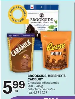 Brunet BROOKSIDE, HERSHEY'S, CADBURY Chocolats sélectionnés offer