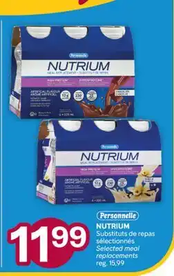 Brunet PERSONNELLE Substituts de repas sélectionnés offer