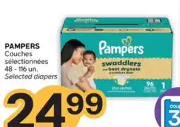 Brunet PAMPERS Couches sélectionnées offer
