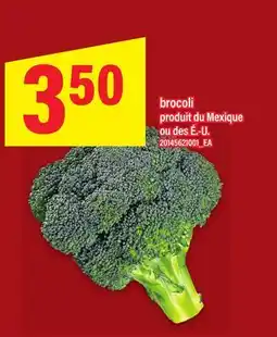 Maxi BROCOLI PRODUIT DU MEXIQUE OU DES É.-U offer