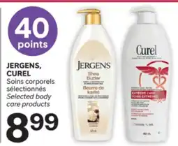 Brunet JERGENS, CUREL Soins corporels sélectionnés offer