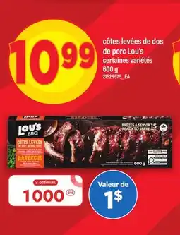Maxi CÔTES LEVÉES DE DOS DE PORC LOU'S offer
