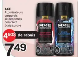 Brunet AXE Atomisateurs corporels sélectionnés offer