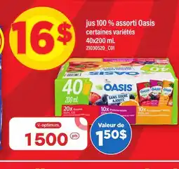 Maxi JUS 100 % ASSORTI OASIS offer