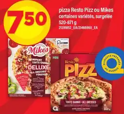 Maxi PIZZA RESTO PIZZ OU MIKES offer