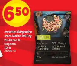 Maxi CREVETTES D'ARGENTINE CRUES MARINA DEL REY, 300 G, 20/40 par LB offer