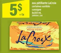 Maxi EAU PÉTILLANTE LACROIX offer