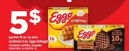 Maxi GAUFRES, 16 UN. OU AVEC PROTÉINES, 8 UN. EGGO KELLOGG'S offer