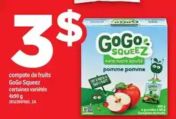 Maxi COMPOTE DE FRUITS GOGO SQUEEZ offer