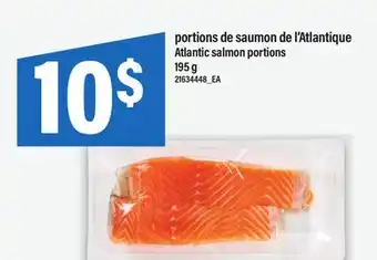 Maxi PORTIONS DE SAUMON DE L'ATLANTIQUE | ATLANTIC SALMON PORTIONS offer
