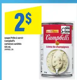 Maxi SOUPE PRÊTE À SERVIR CAMPBELL'S offer