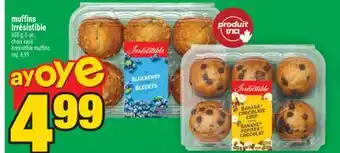 Super C muffins Irrésistible | Irrésistible muffins offer