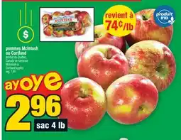 Super C pommes McIntosh ou Cortland | McIntosh or Cortland apples offer