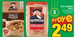 Super C gruau instantané Quaker offer
