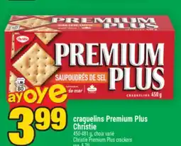 Super C craquelins PremiumPlus Christie | Christie PremiumPlus crackers offer