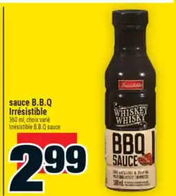 Super C sauce B. B. Q Irrésistible | Irrésistible B. B. Q sauce offer