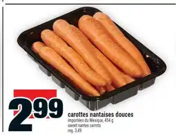 Super C carottes nantaises douces | sweet nantes carrots offer
