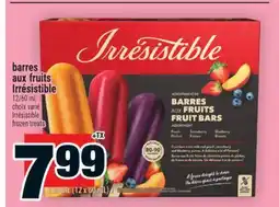 Super C barres aux fruits Irrésistible | Irrésistible frozen treats offer