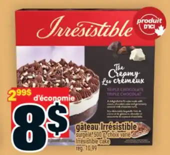 Super C gâteau Irrésistible | Irrésistible cake offer