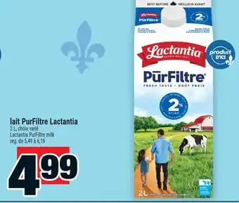 Super C lait PurFiltre Lactantia | Lactantia PurFiltre milk offer
