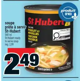 Super C soupe prête à servir St-Hubert | St-Hubert ready to serve soup offer
