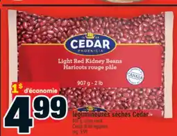 Super C légumineuses sèches Cedar | Cedar dried legumes offer