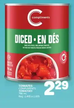 Marché Bonichoix COMPLIMENTS TOMATOES offer