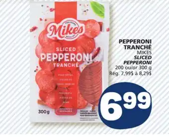 Marché Bonichoix MIKES SLICED PEPPERONI offer