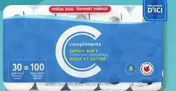 Marché Bonichoix COMPLIMENTS BATHROOM TISSUE offer