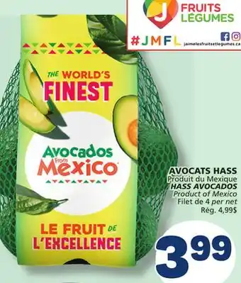 Marché Bonichoix HASS AVOCADOS offer