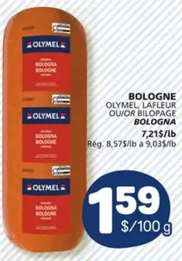 Marché Bonichoix OLYMEL, LAFLEUR OR BILOPAGE BOLOGNA offer