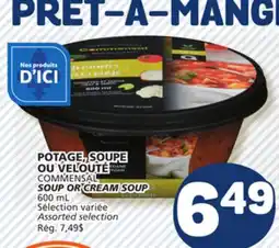 Marché Bonichoix COMMENSAL SOUP OR CREAM SOUP offer